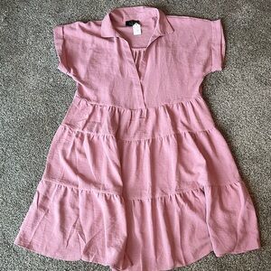 Pink mauve Ladies Small Comfy Dress. Brand New! LTX Sportswear
